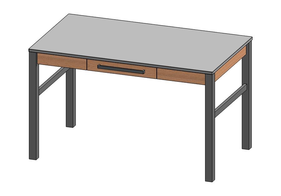 Paris desk with drawer
