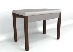 London upholstered bench