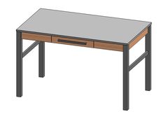 Paris desk with drawer