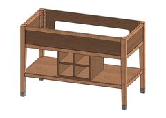Paris vanity cabinet